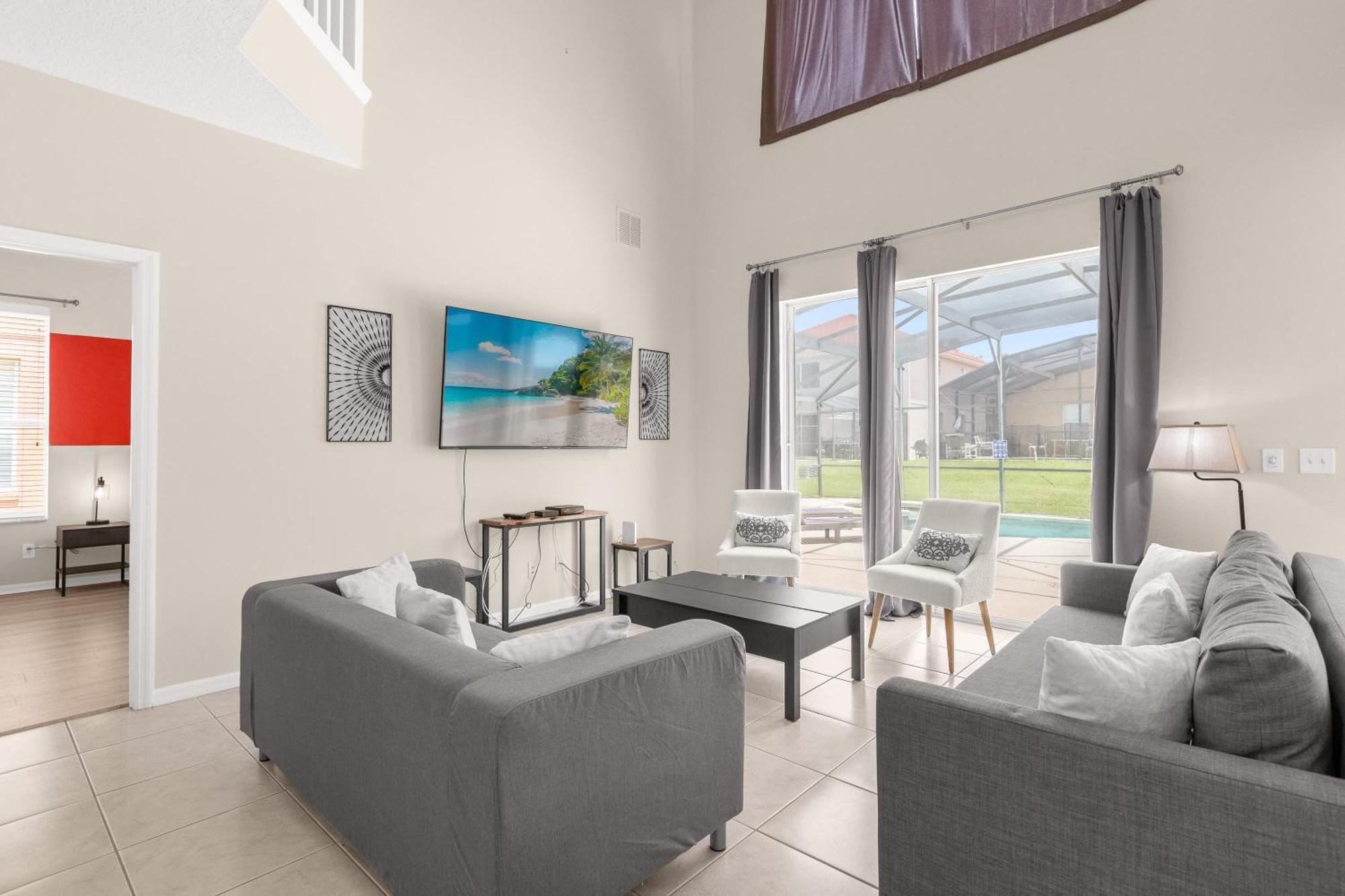 Large Spacious Home W Private Pool & Hot Tub ดาเวนพอร์ต ภายนอก รูปภาพ
